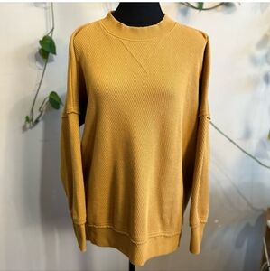 Oversized Aerie Waffle Knit Sweater Soft
